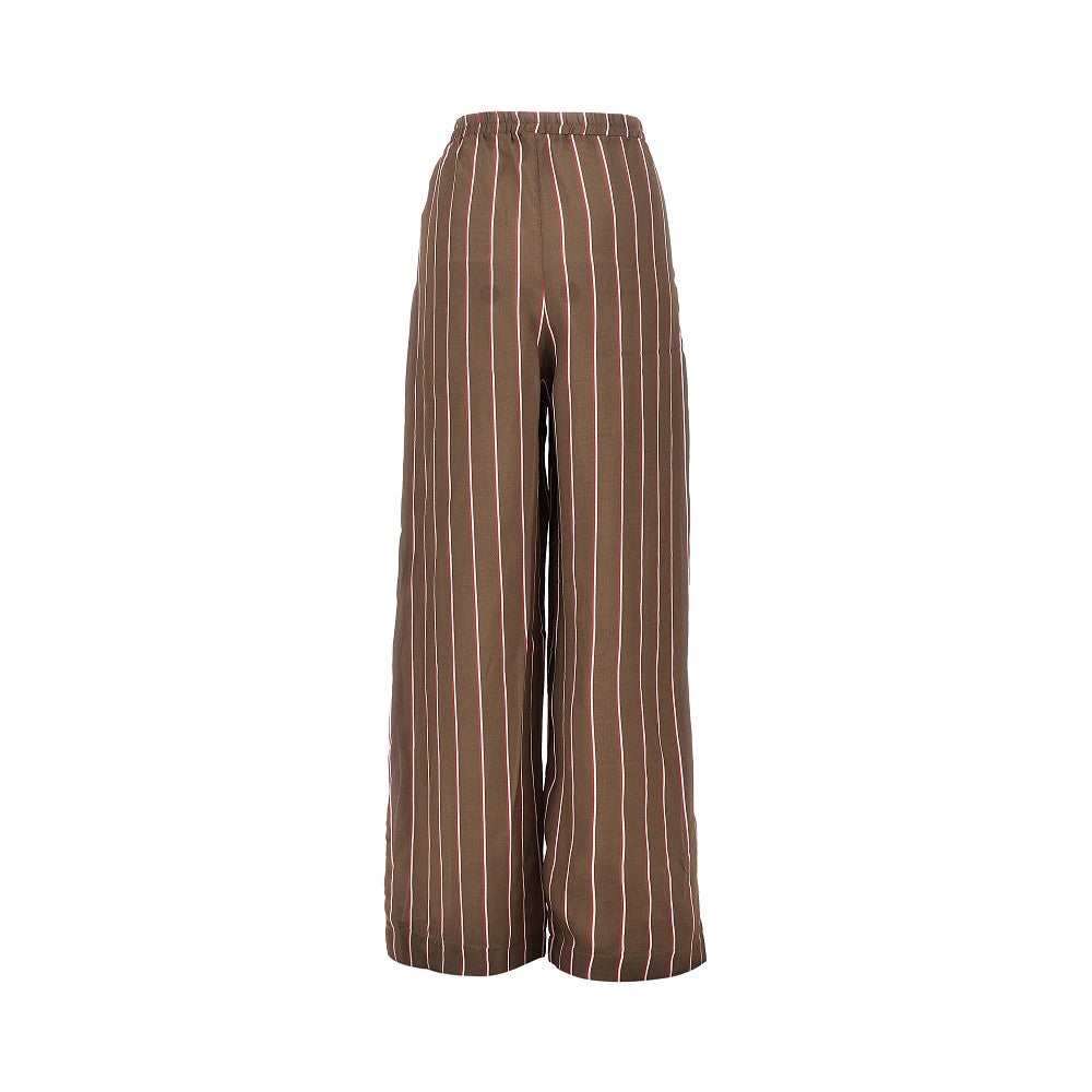 'Baxter' silk-blend track pants