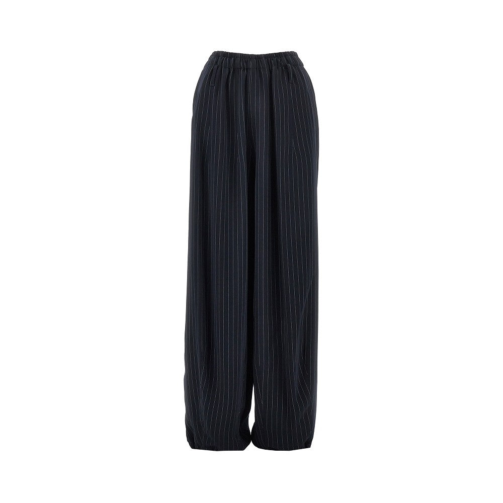 Pantalone 'Oakdale' in twill gessato