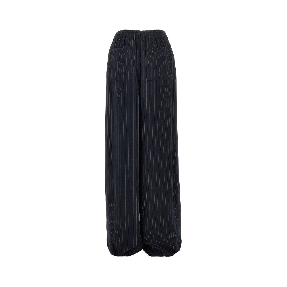Pantalone 'Oakdale' in twill gessato