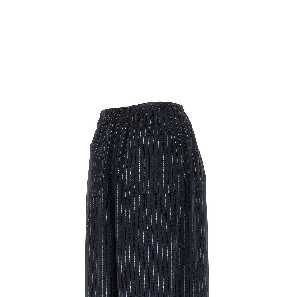 Pantalone 'Oakdale' in twill gessato