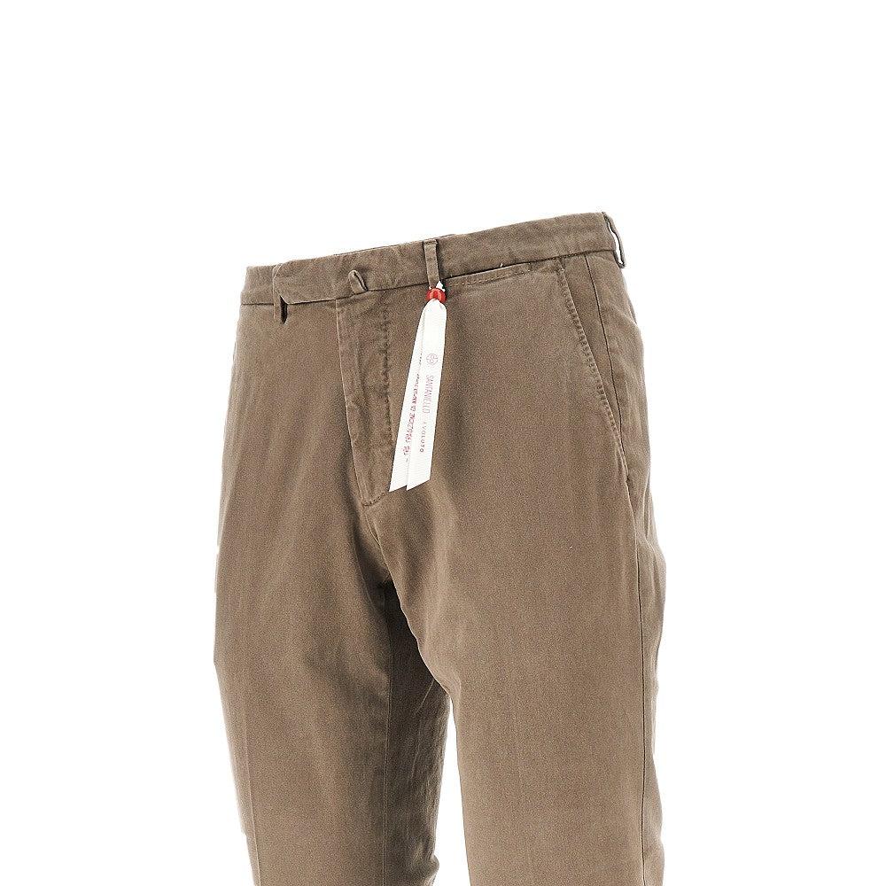 Pantalone 'Praiano Evoluto' in cotone stretch