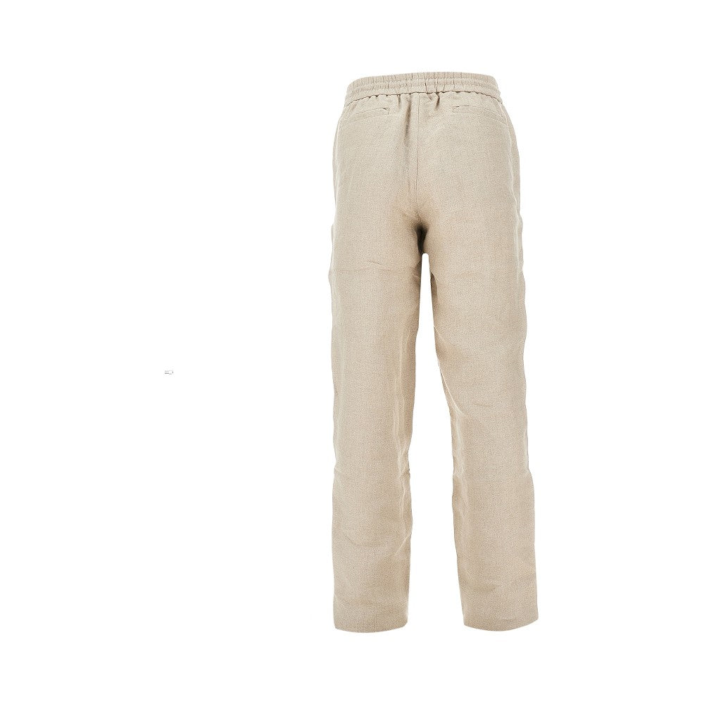'Summer Mindset' linen and cotton pants