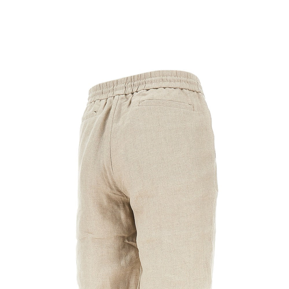 'Summer Mindset' linen and cotton pants