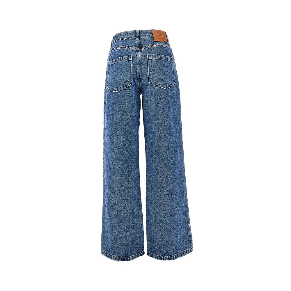 Jeans Baggy Fit con ricamo Anagram