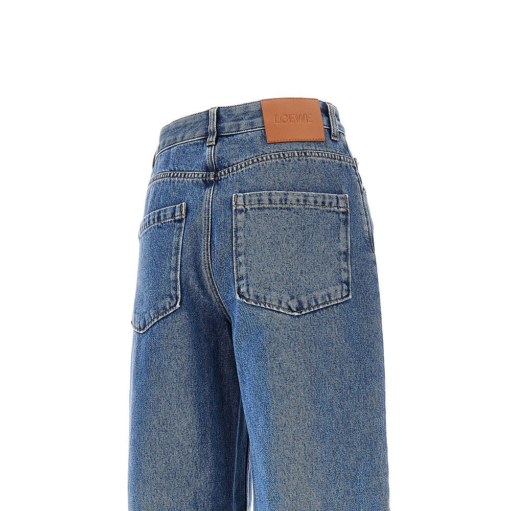 Jeans Baggy Fit con ricamo Anagram