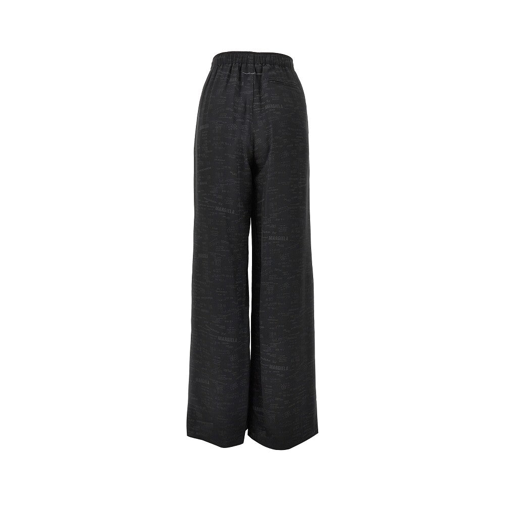 Pantalone pyjama in satin jacquard