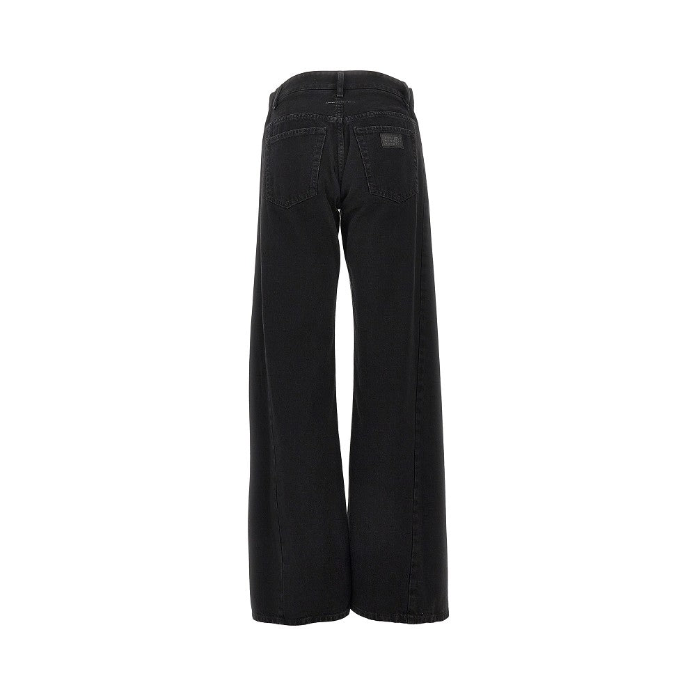 Jeans con pannelli laterali