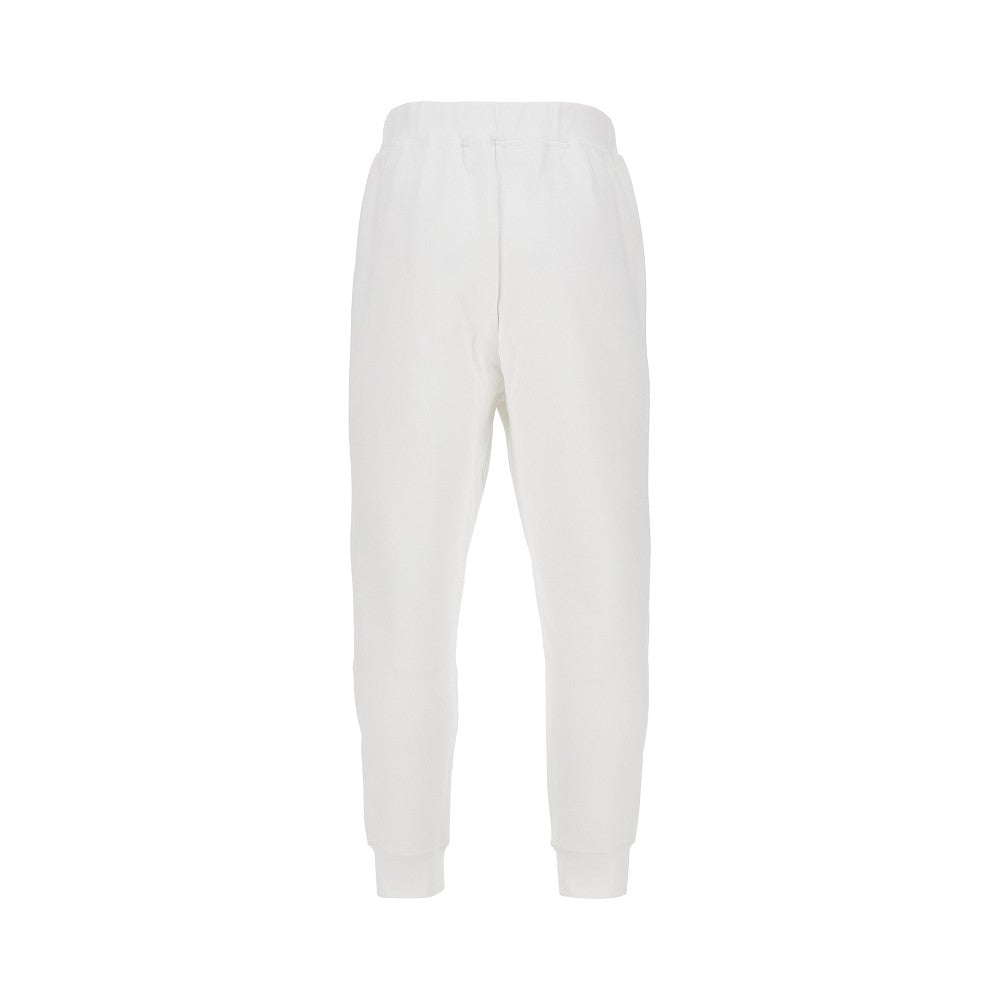 Joggers in cotone con ricamo logo