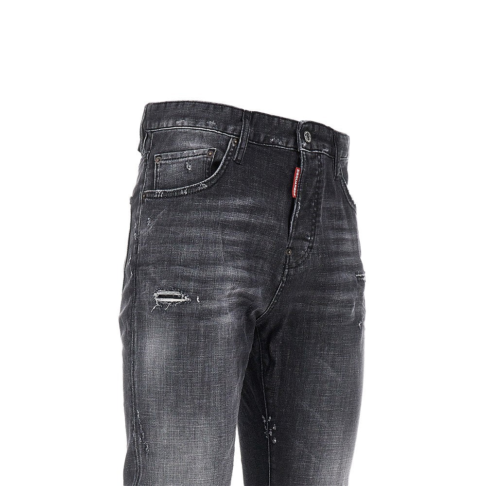 Stretch denim 'Teddy' jeans