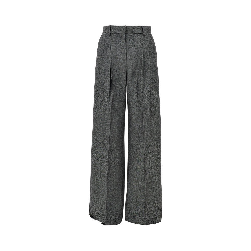 Pantalone 'Nathalie' in maglia mouliné