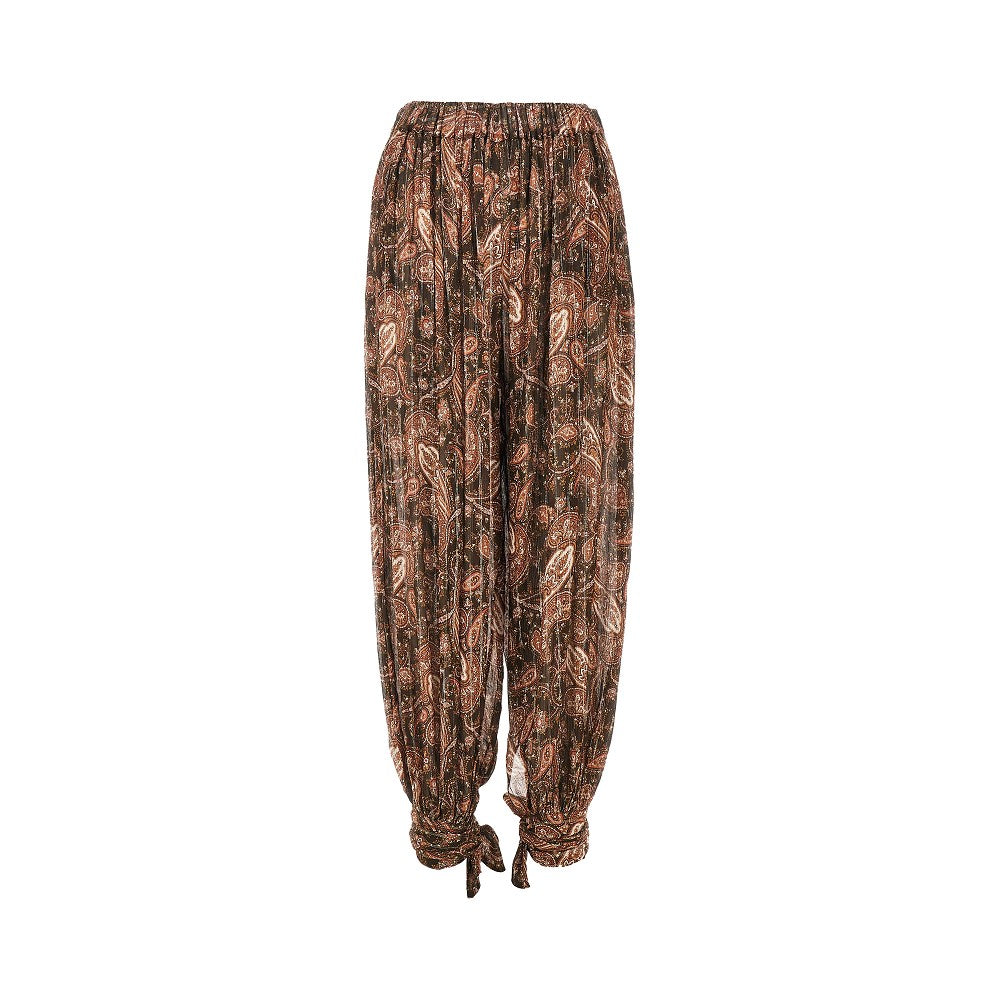 'Noor' Paisley georgette pants