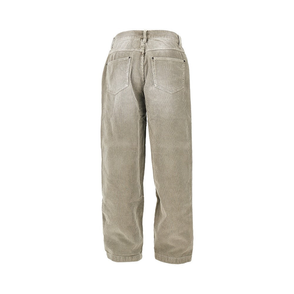 Garment-dyed corduroy pants