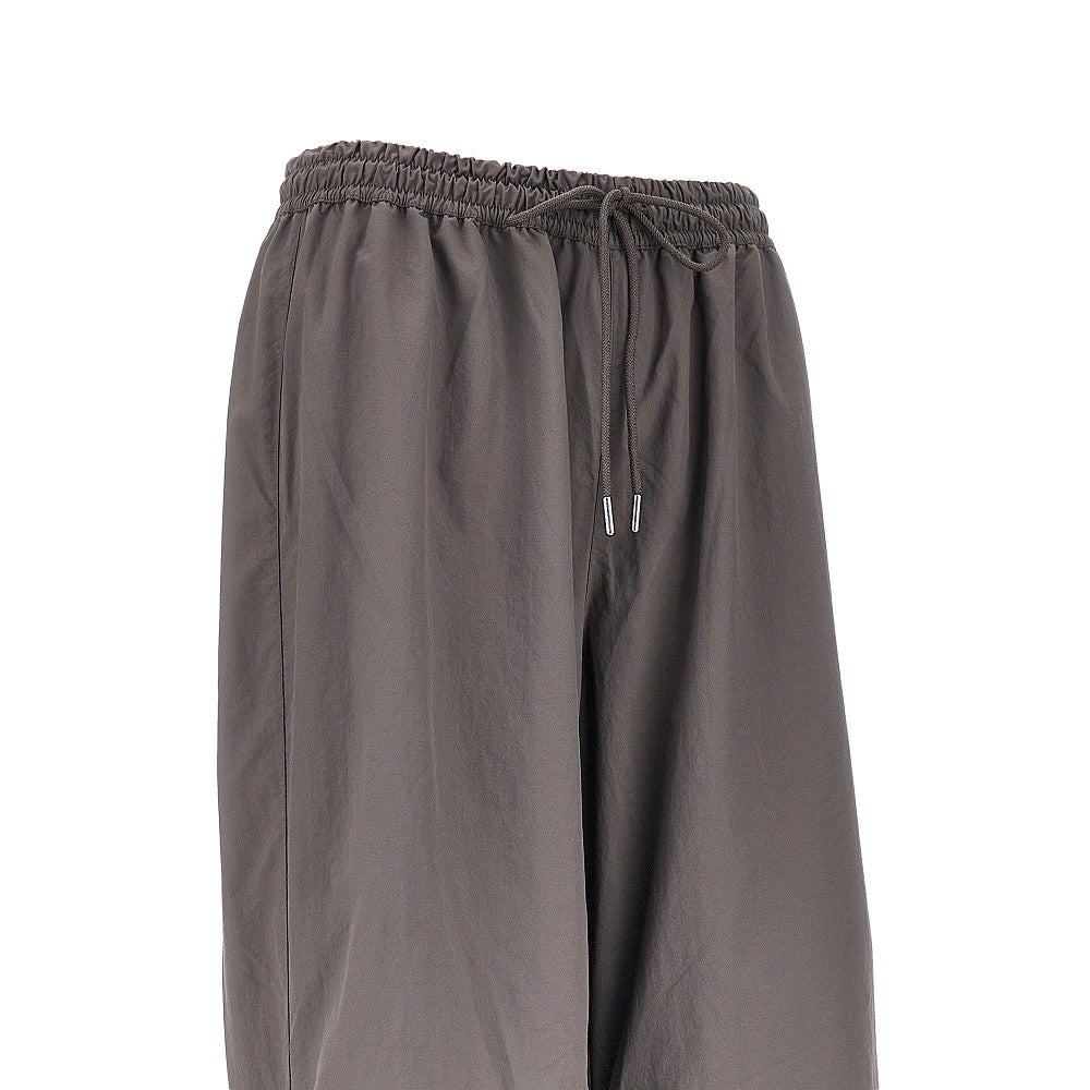 Pantalone parachute con cristalli