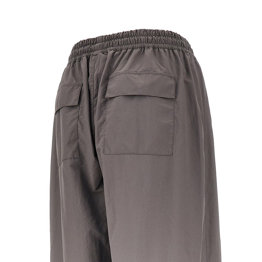 Pantalone parachute con cristalli
