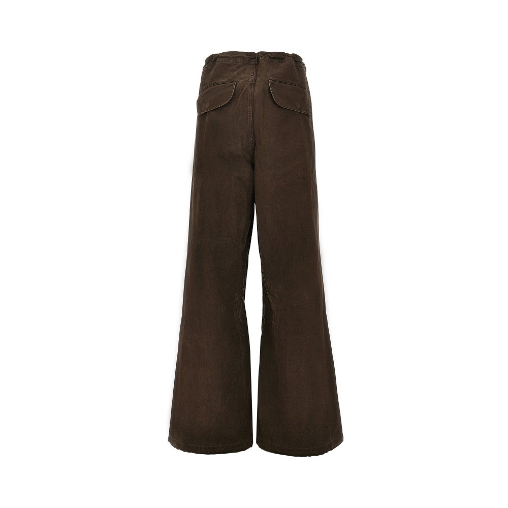 Pantalone cargo a gamba ampia
