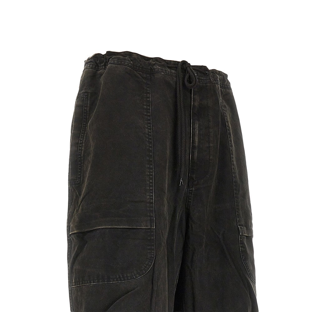 Wide leg cargo pants