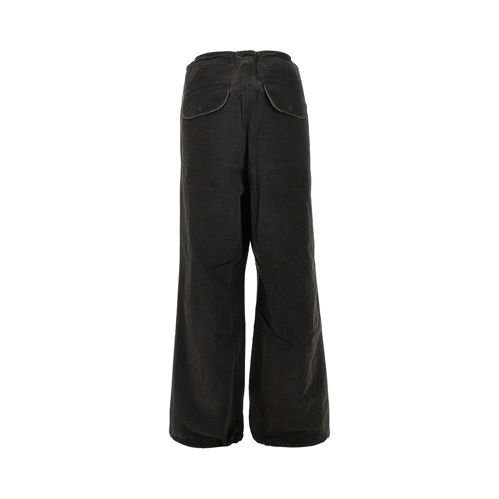 Wide leg cargo pants