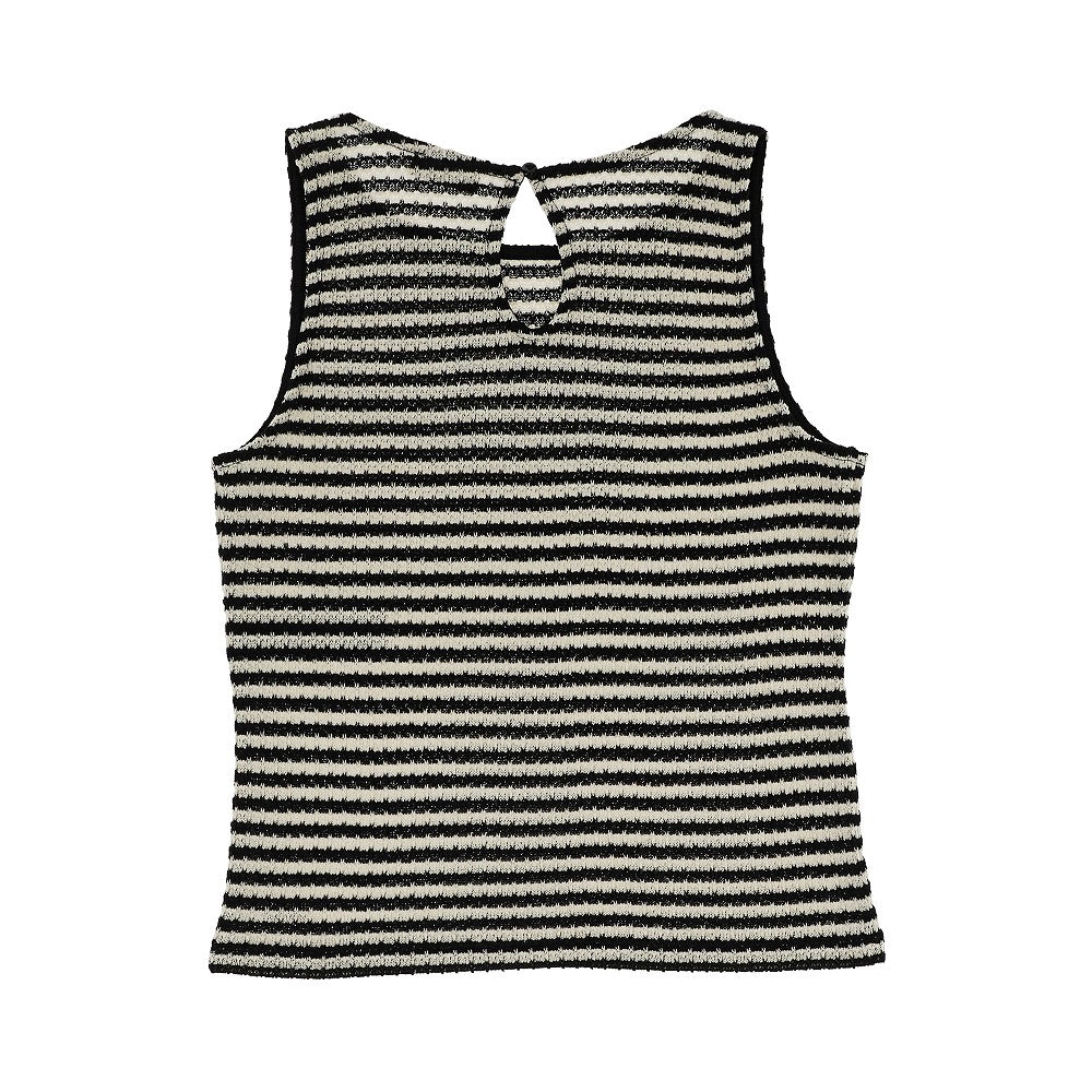 Striped knitted top
