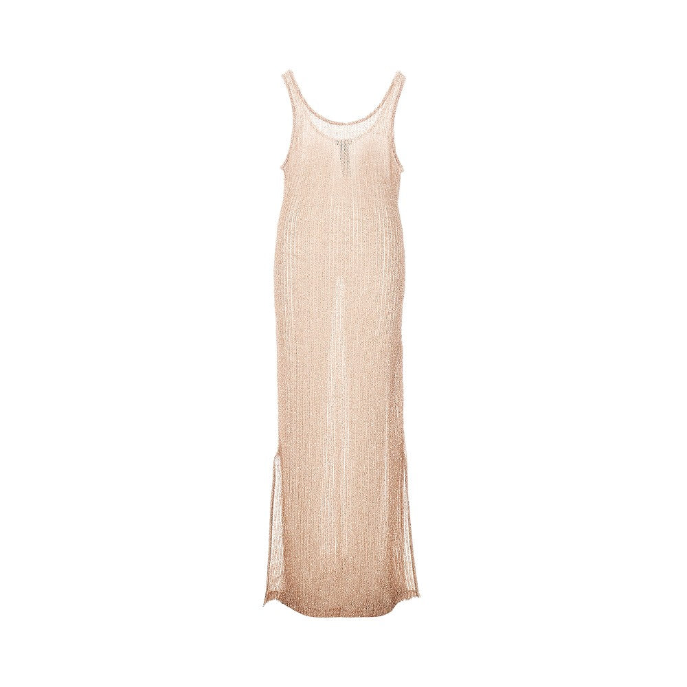 Fuzzy lurex dress