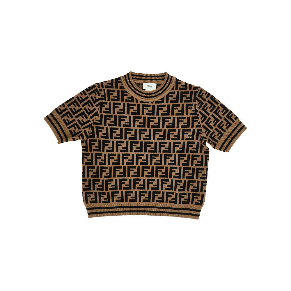 T-shirt in maglia FF