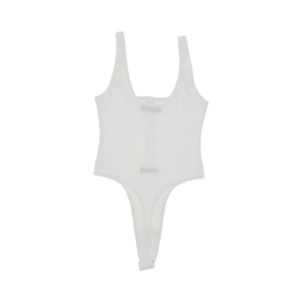 Ribbed cotton bodysuit