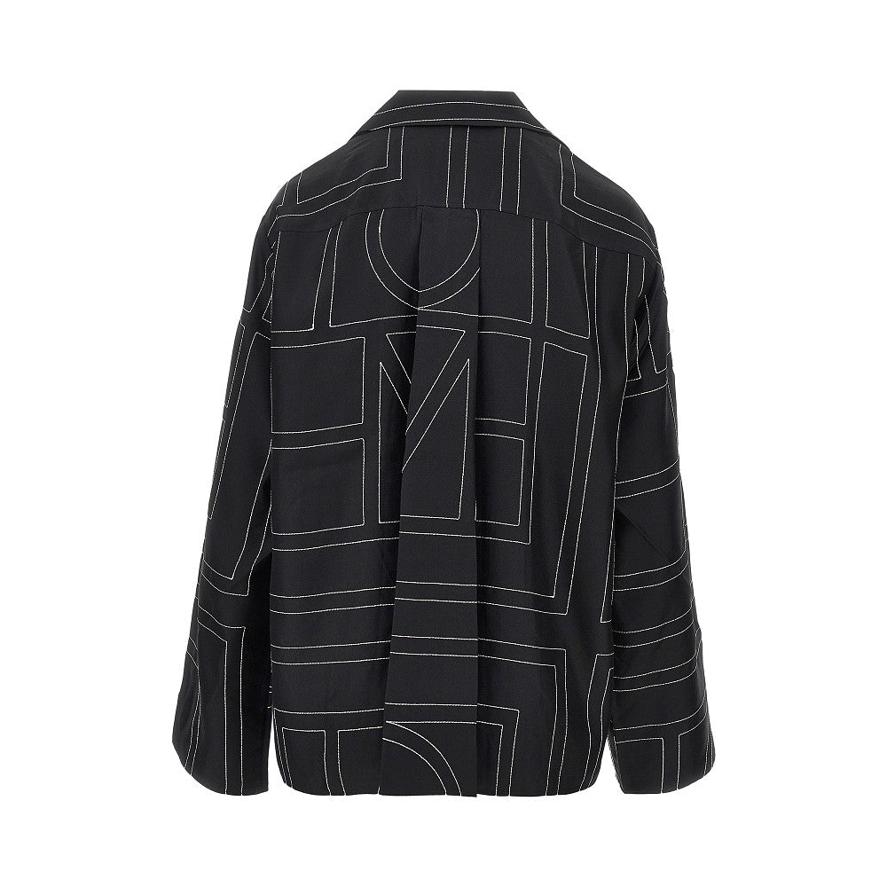 Camicia pyjama in seta Monogram