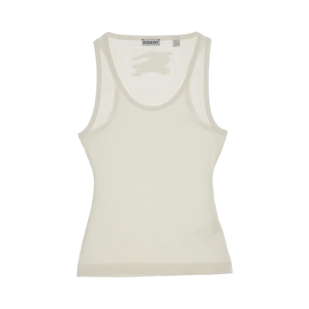 Ribbed tank top with EKD patch