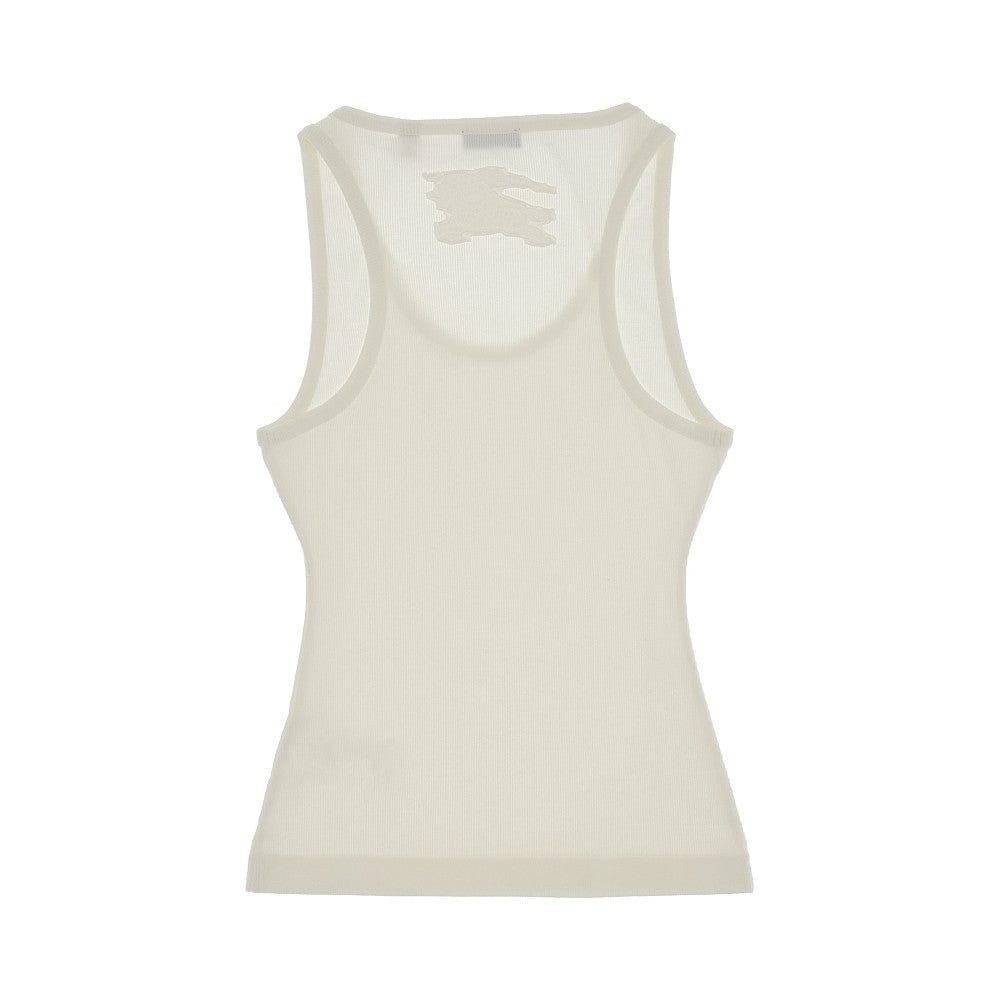 Ribbed tank top with EKD patch