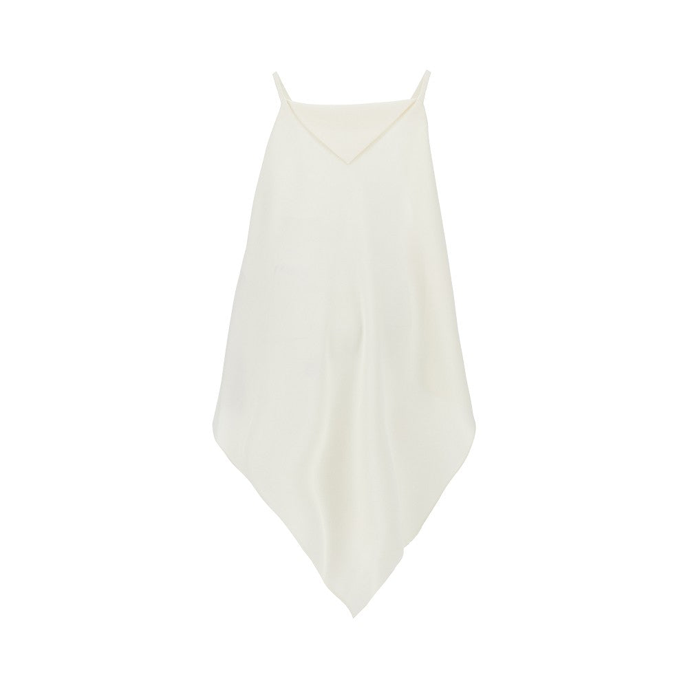 Top foulard in crêpe