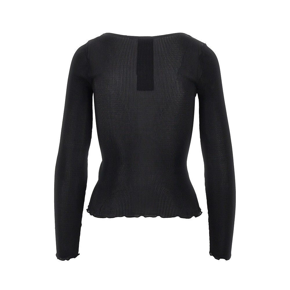 Top in seta con dettaglio Cassandre