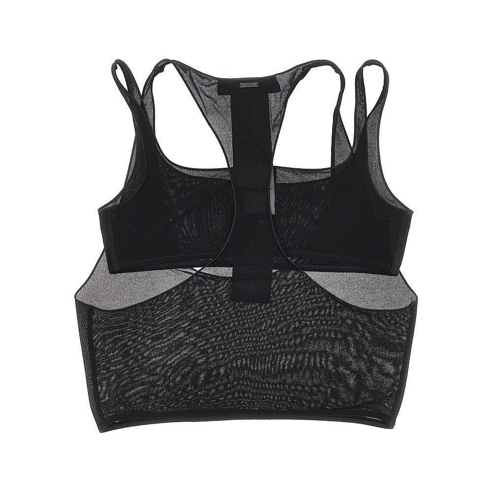 Top due pezzi in crêpe