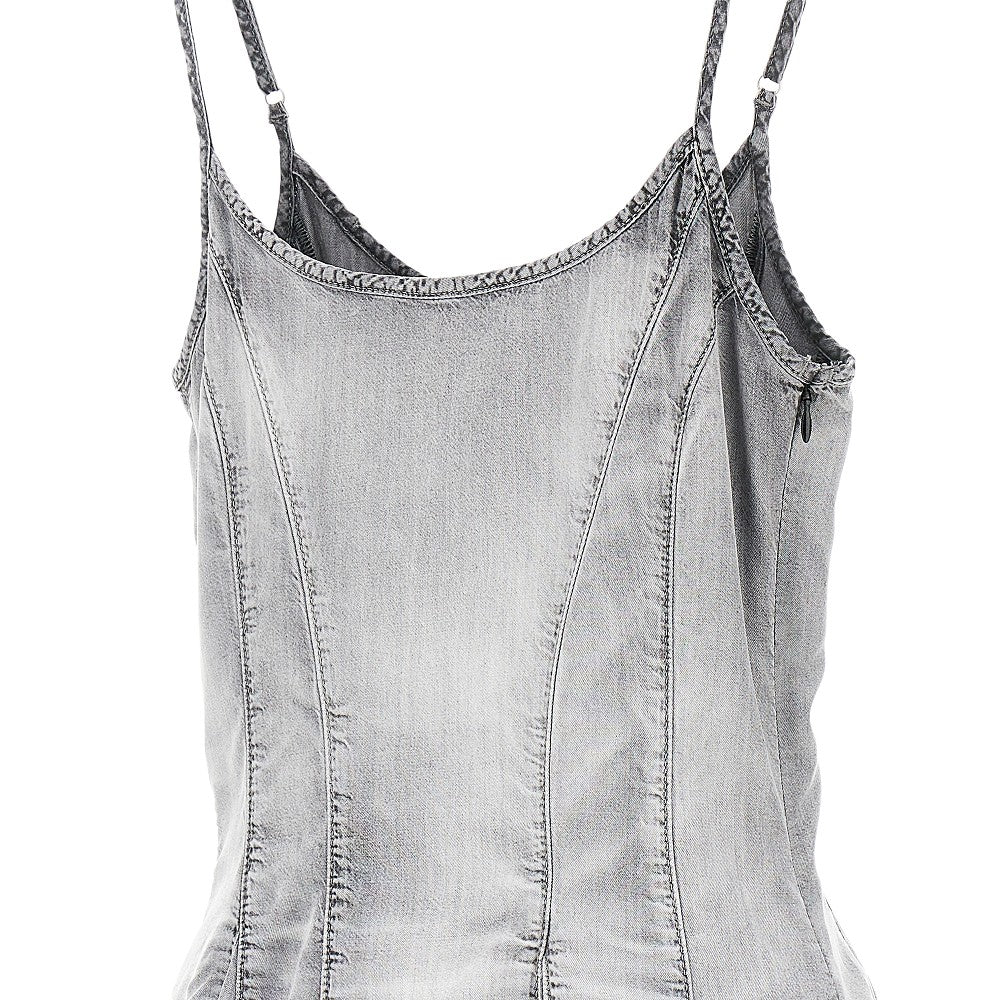 'De-Spoky-S' denim mini dress