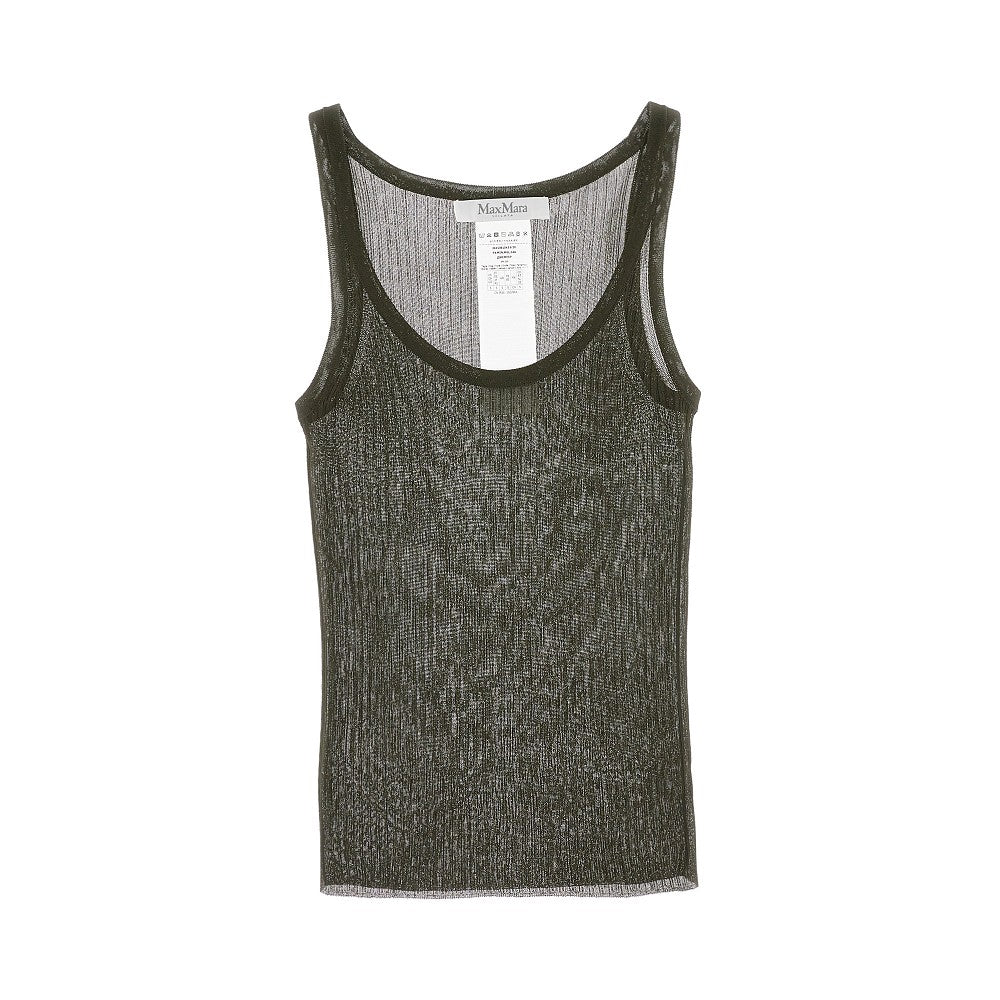 Silk jersey tank top