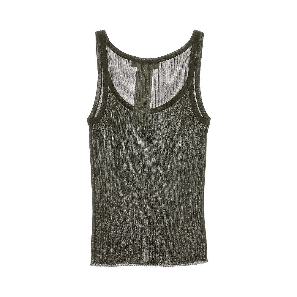 Silk jersey tank top