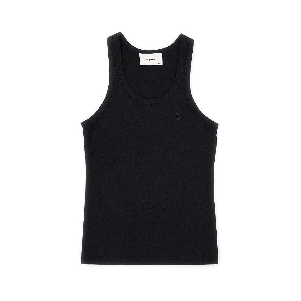 Jersey Tank-top with logo embroidery