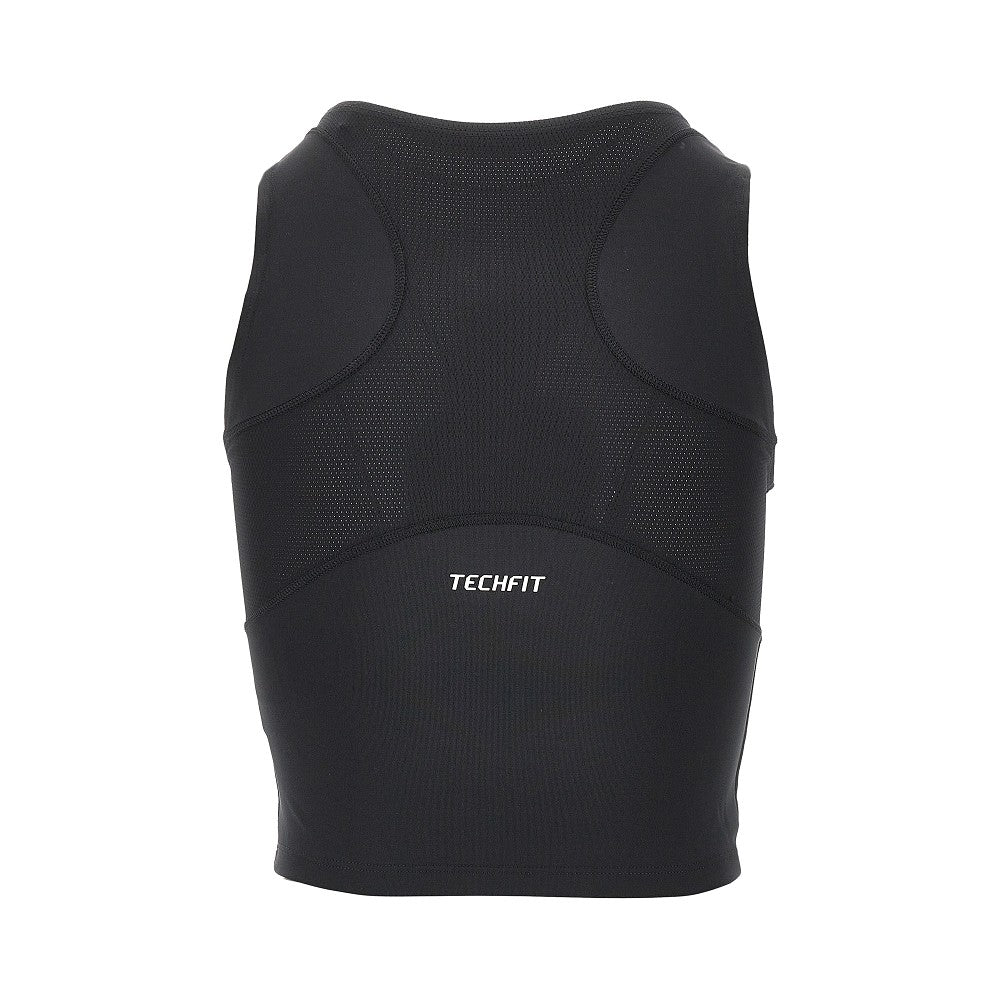 Cropped top with logo print