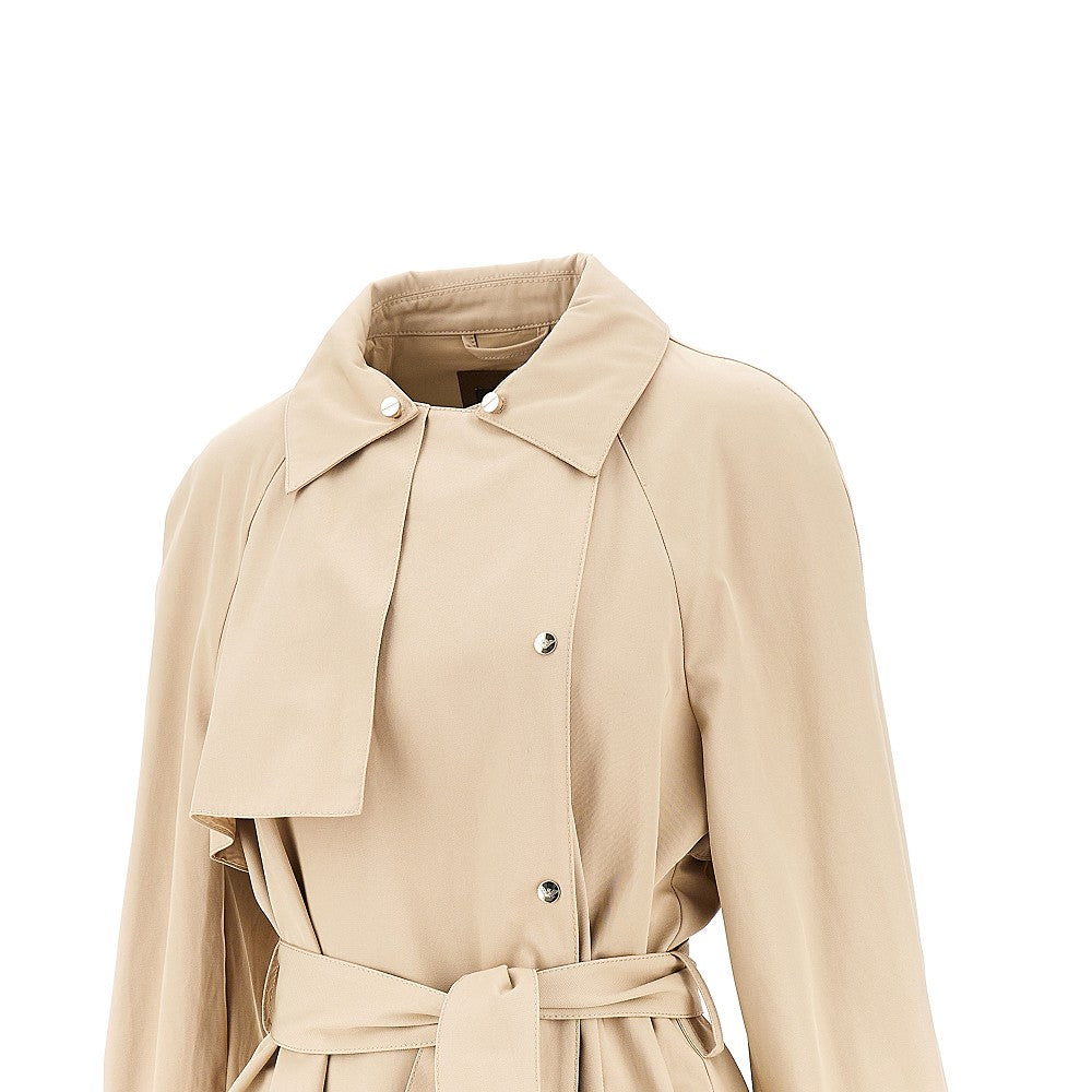 Trench in gabardine idrorepellente