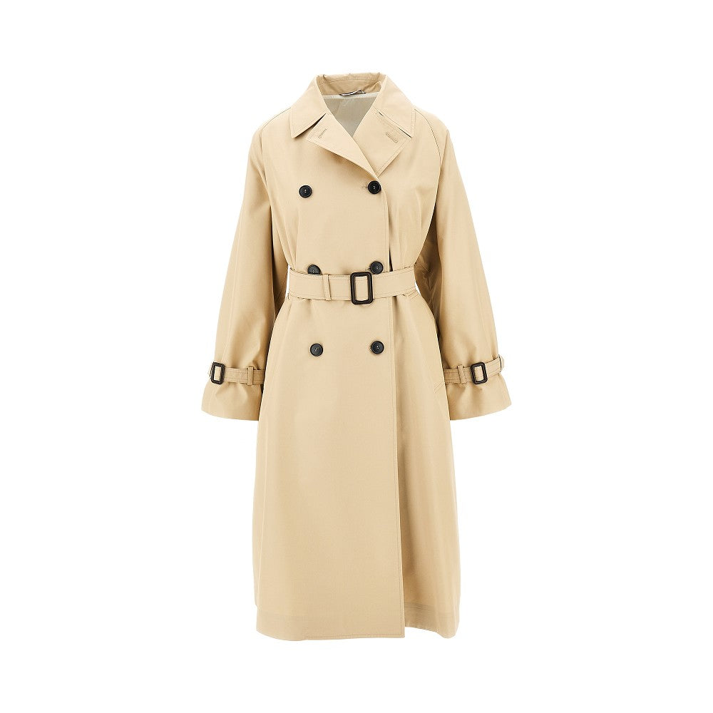 Trench reversibile in gabardine