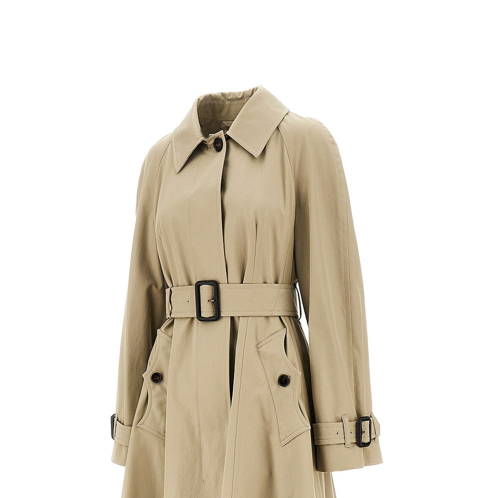 Gabardine fit-and-flare Ellingham car coat