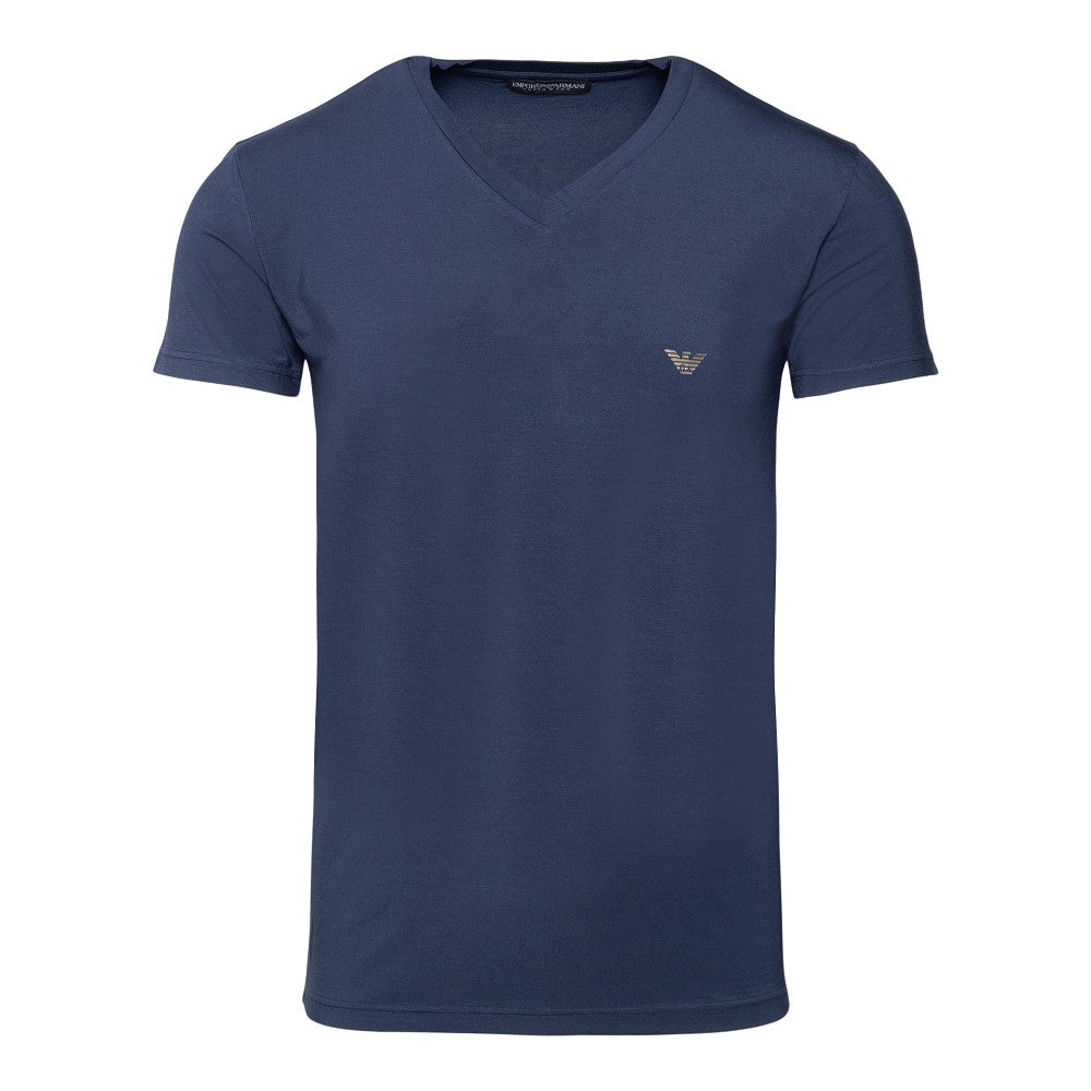 Blue T-shirt with logo