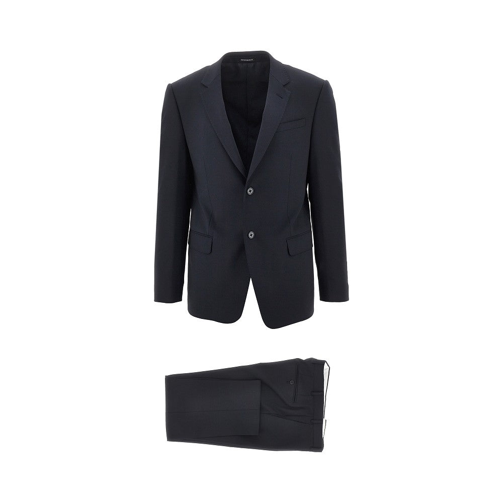 Stretch wool 'M Line' tailored suit