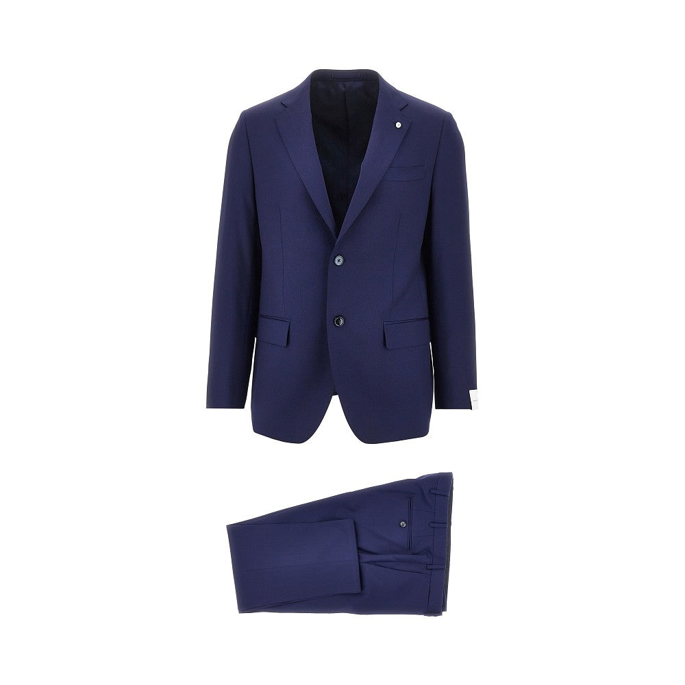 Wool single-breasted tailored suit