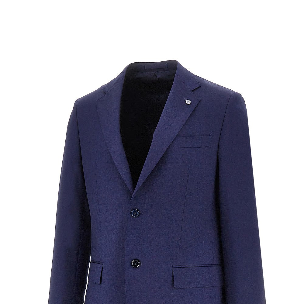 Wool single-breasted tailored suit