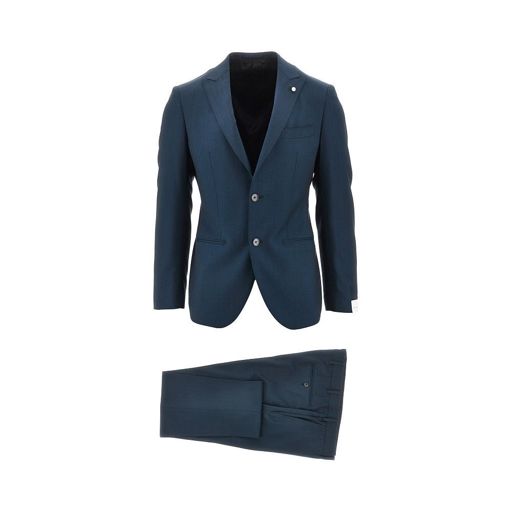 Abito sartoriale in fresco lana spinato