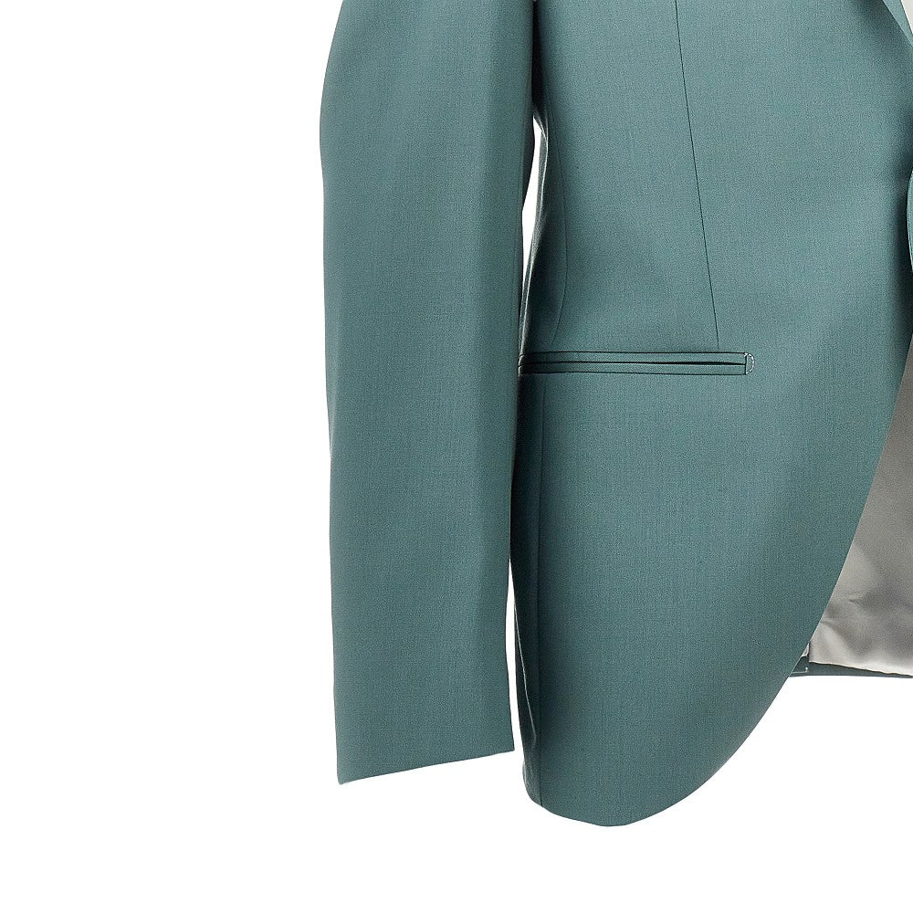 Light wool single-breasted tailored suit