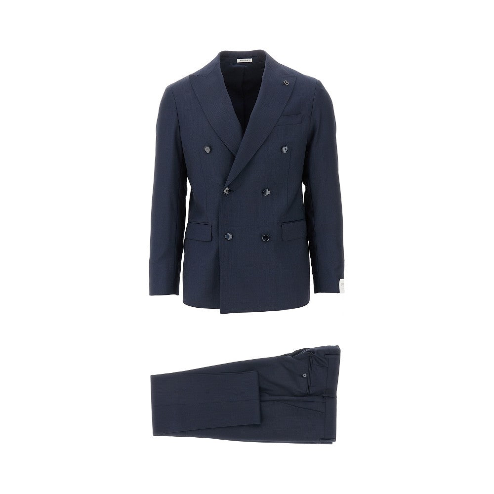 'Novara' stretch wool tailored suit