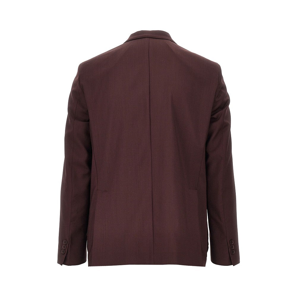 Light wool double-breasted tailored suit