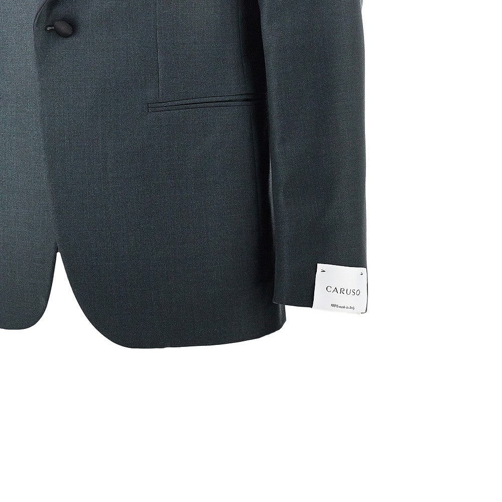 Abito smoking sartoriale in lana Super 150's