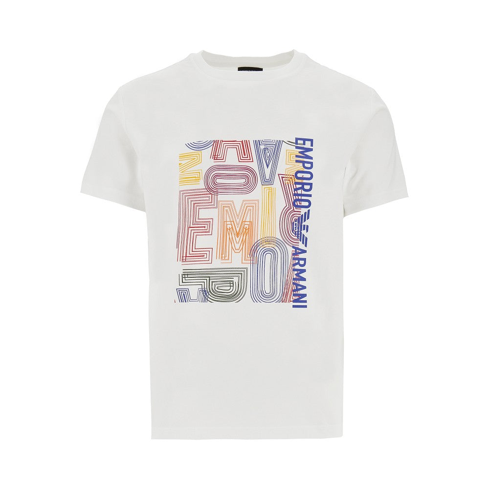 T-shirt con stampa logo grafica