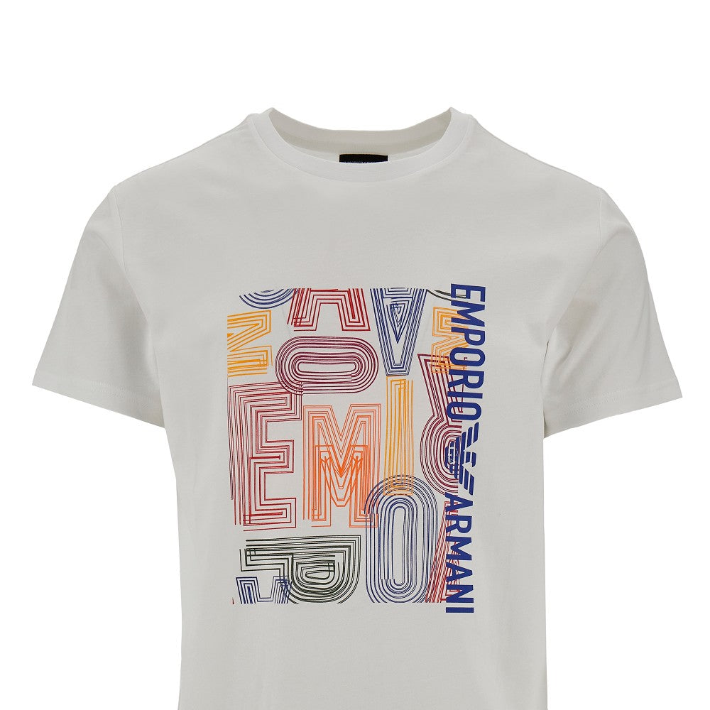 T-shirt con stampa logo grafica